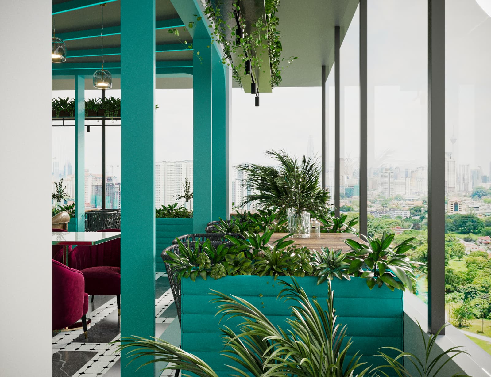 The Turquoise Skyline Lounge Gallery 3